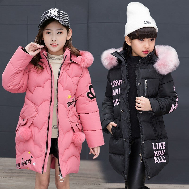 Girls' cotton-padded jackets - Bellarte Enchanté Girls' cotton-padded jackets